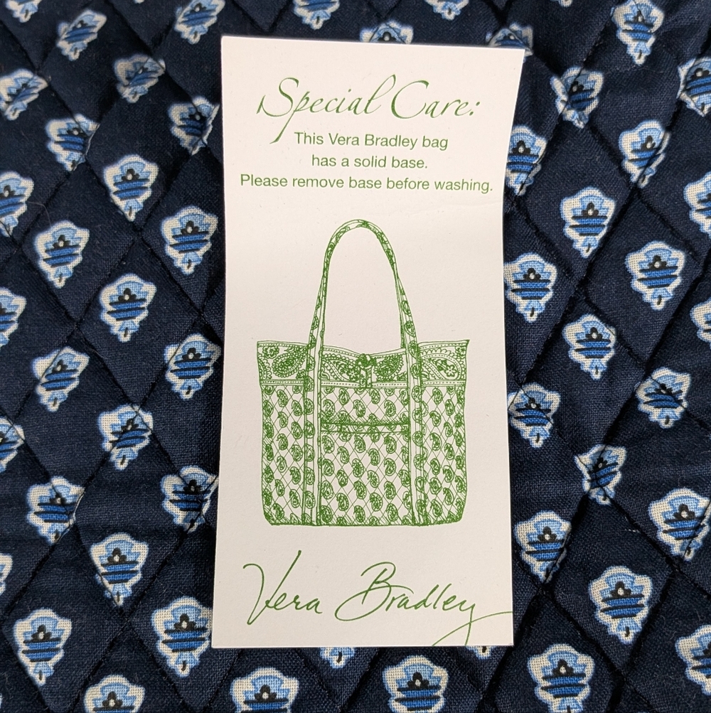 Vera Bradley Tie Tote Nantucket Navy - Picture 4 of 12